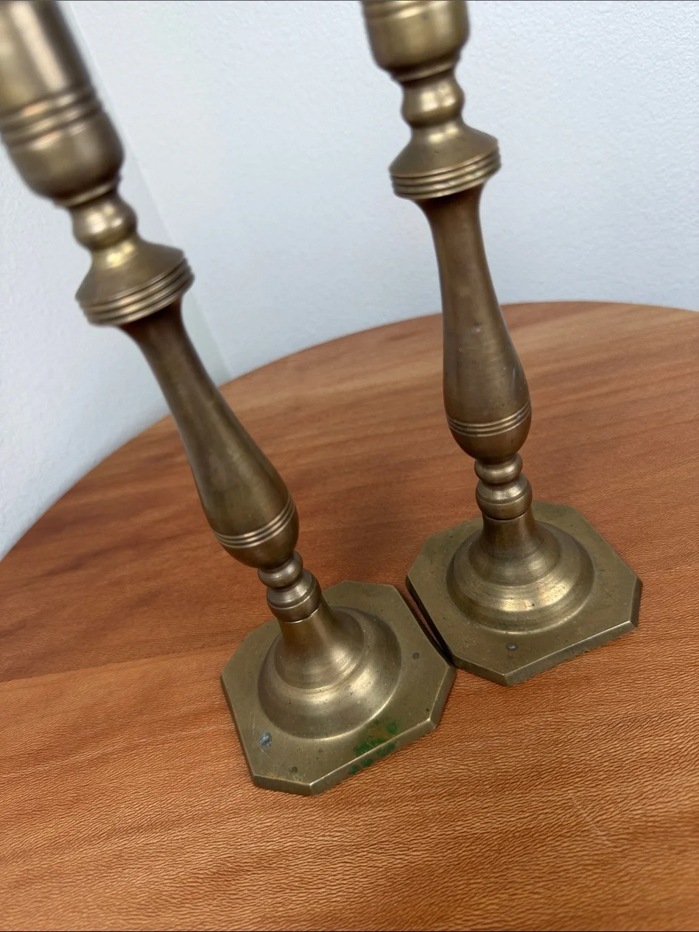 Brass Candle Stick Holders Decorative Farmhouse Cottagecore